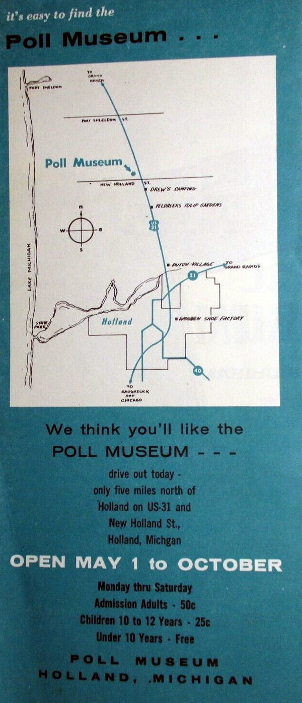 Poll Museum - Vintage Flyer (newer photo)